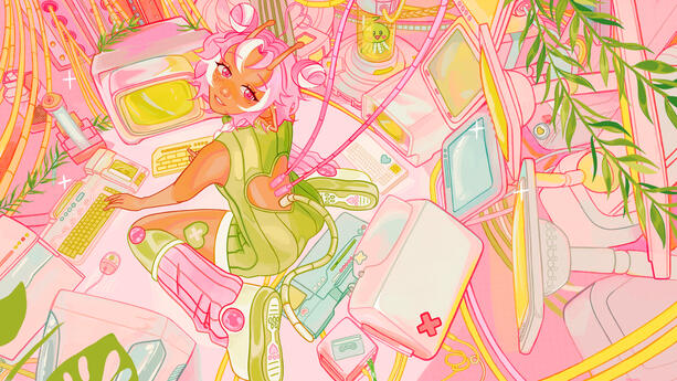 Starting soon screen for my twitch streams